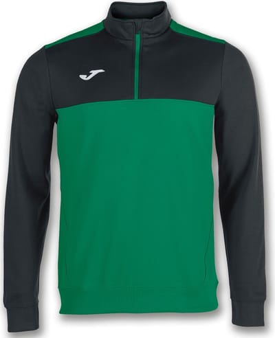 Joma Winner Ziptop Kinderen - Groen / Zwart | Maat: 3XS (140)