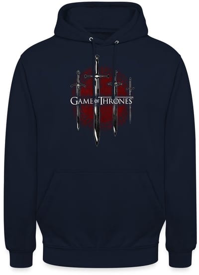 Game Of Thrones Zwaarden van de Huizen Hoodie Unisex