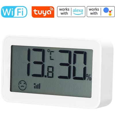 Tuya BT Digitale Binnenthermometer Hygrometer Thuis Nauwkeurige Temperatuur-vochtigheidsmeter Monitor met WiFi