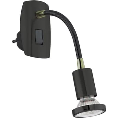 Eglo Stekkerspot Mini 4 Flex Zwart Goud Gu10 4,5w