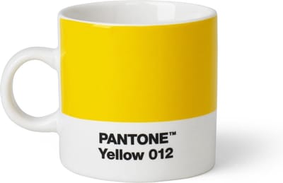 Pantone Espressobeker - Bone China - 120 ml - Yellow 012 C