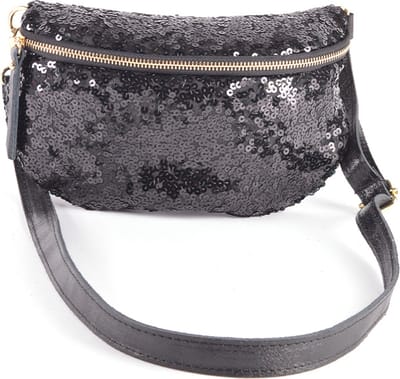 Giuliano heuptas Natasha - Pailletten - Zwart - Dames - Made in Italy