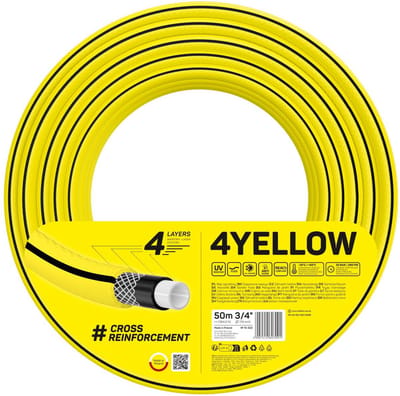 Cellfast - 4YELLOW Tuinslang 3/4" 50m - 20Bar - 4-laags