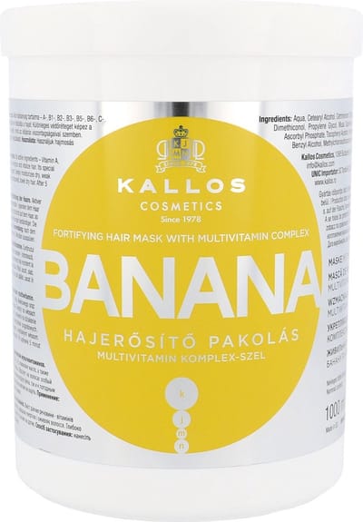 Voedend Haarmasker Kallos Cosmetics Banana 1 L
