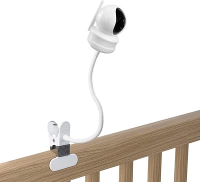 Babyfoonhouder - Camera standaard - Babykamer bewaken - Zonder boren - 125 cm - Wit
