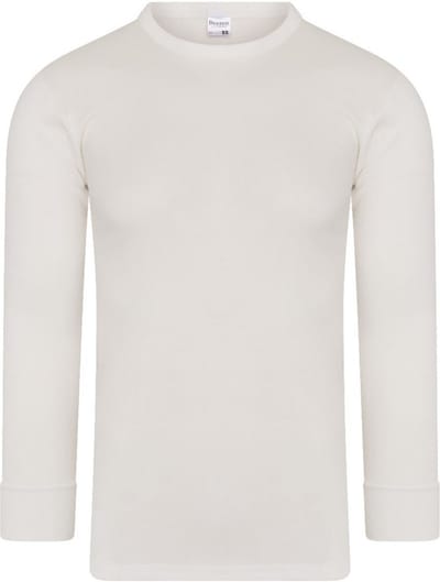 Beeren Thermo Heren Shirts Lange Mouw Ivoor XL