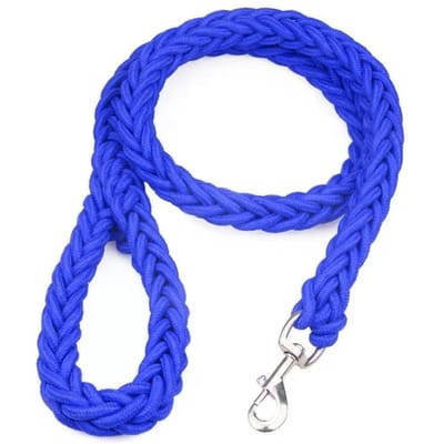 Zware Hondenhalsband Sterke Lijn Voor Hond Huisdierproducten Gevlochten Middelgrote Grote Hond Trainingslijn Lijnen Touw Grote Honden Huisdieraccessoires (Blue,M)