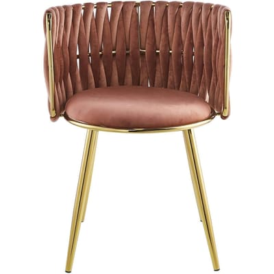 Set van 2 eetkamerstoelen Melly velvet | Underbar