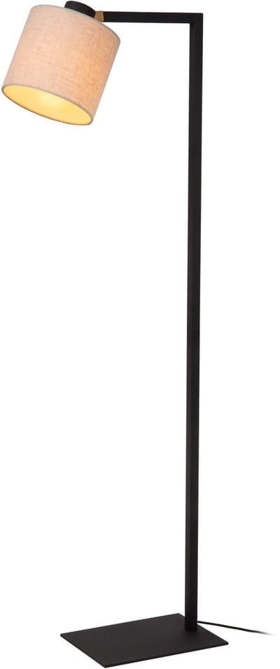 Lucide LESLEY - Vloerlamp - 1xE27 - Zwart - Japandi