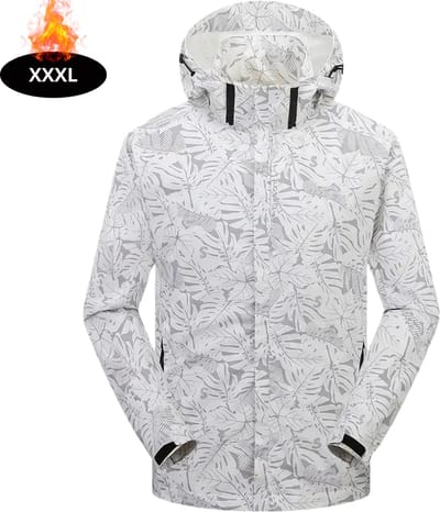 Livano Windjas Heren - Parka - Lente & Herfst - Jas - Volwassen - Windjack - Windbreaker - Outdoor - Wit - XXXL