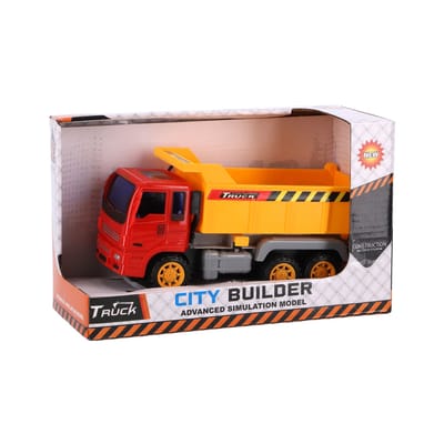 Basic Kiepwagen Rood/Geel