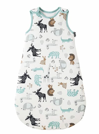 Unyqoos® Comfortabele katoenen babyslaapzak voor elk seizoen en eenvoudig verschonen