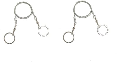 2 stuks - Draagbare kampeeroverlevingszaag - Decoupeerzaag voor kamperen - Outdoor overlevingsgereedschap - Draadzaag - Zakzaag - Wildernis overlevingskoordzaag - Multifunctioneel noodgereedschap