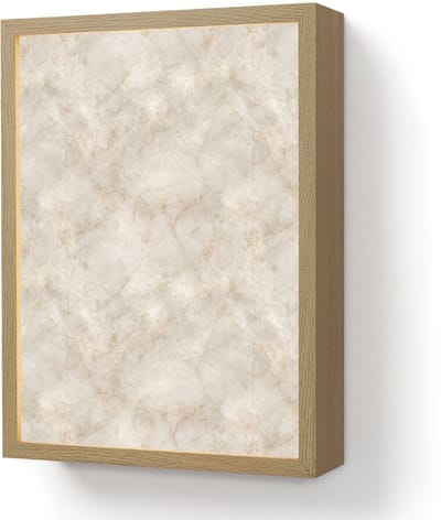 Wandlamp 30x40 cm - Oplaadbaar - Lichtbeige - Goudbruine Nerven - Marmer - Wandlampen binnen woonkamer - Slaapkamer lamp - Decoratieve nachtlamp - Vloerlamp draadloos