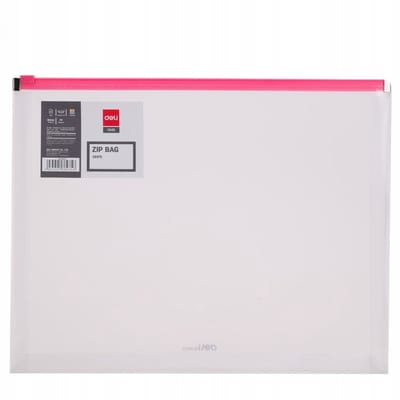 Deli A4 Organizer Map met Rits - Rood