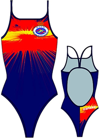Turbo Spain Thin Strap Zwemkleding Blauw M Vrouw
