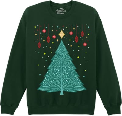 Kerstboom Christmas Night Vintage Tree The Coloured House Sweater S