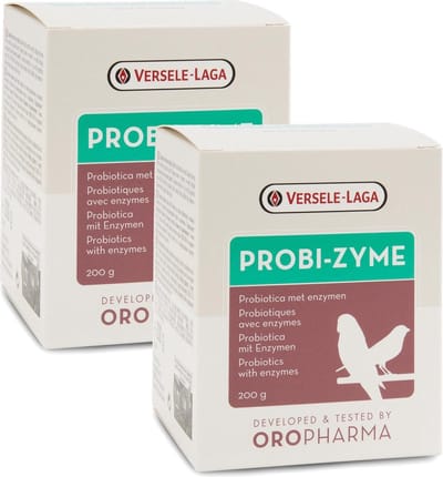 Versele-Laga Oropharma Probi-Zyme Krop-&Darmflora - Vogelsupplement - 2 x 200 g