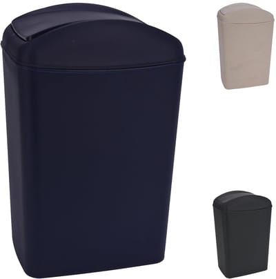 Afvalemmer - Prullenbak Kosmetica - Geurloos Afval - Klapdeksel Ontwerp - 5 Liter Capaciteit - Beige