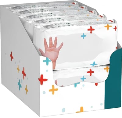 AHD® Billendoekjes - Babydoekjes - Billendoekjes Box - Wit - 10cm x 6cm x 19cm