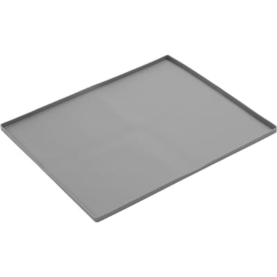 Tapis de protection pour lave-linge séchant à chargement par le dessus Antidérapant Anti-poussière Imperméable en Silicone pour Buanderie Gris gris