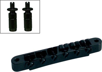 Gitaar brug Boston B-165-B tune'o matic 73.5mm zwart