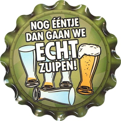 Cap coaster - Echt zuipen