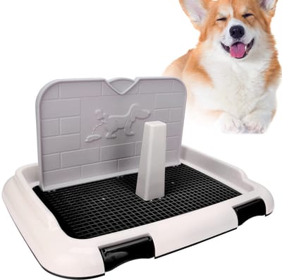 Dailygoods- Hondentoilet met wandsimulatie - Puppytoilet - Huisdiertoilet - Trainingsset - Urinehouder - Voeten droog en schoon houden