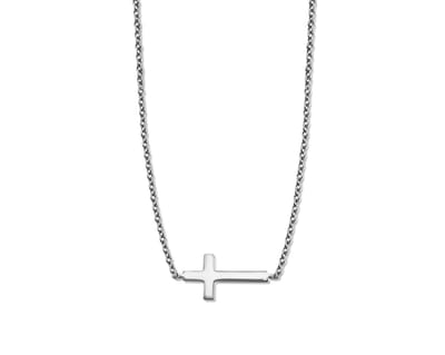 Ketting met Kruisje Zilver XN011S 42-45cm