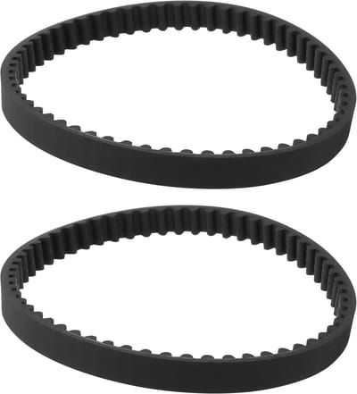 Dailygoods- Stofzuigerriem 2 Stuks - Compatibel met Bissell QuickSteamer - Omtrek 18 cm - Breedte 4,8 mm - Rubber - OE-standaardontwerp - Stofzuigerband