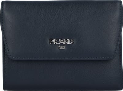 PICARD Leren Portemonnee Bingo Flap Wallet Ocean Blauw
