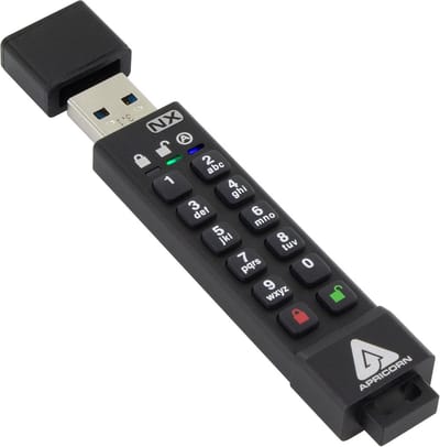 Veilig USB 3.0 Flash Drive met 256-bit Hardware-encryptie en FIPS 140-2 Validatie