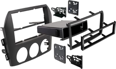 2-DIN Paneel geschikt voor Mazda MX-5 (NC) 2005-2009 / Miata US Model 2005-2008 | Kleur: Zwart (METRA)