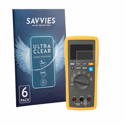 Savvies - Screenprotector voor Fluke 3000 FC - Folie Beschermfolie transparant 6 Stuks