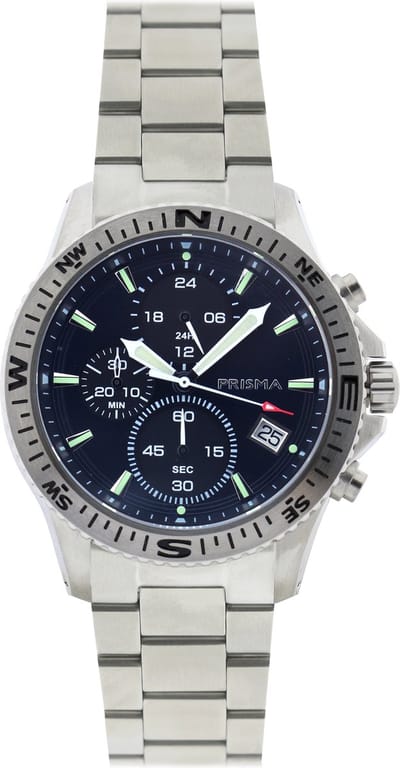 Prisma horloge P.2030 Chrono Explorer Blue 10 ATM