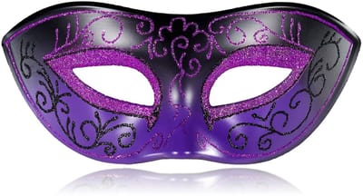 Dailygoods- Venetiaans Masker Retro - Carnaval Masker - Heren Masker - Verstelbare Hoofdband - Halloween - Mardi Gras - Carnavalsmasker