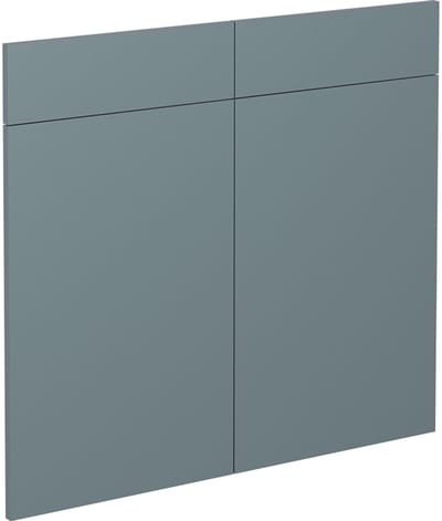 Vicco R-Line Keukenfront – 79.2 x 70.8 cm meubelfront voor de onderkast met lades Blauw-grijs