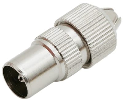 10x TV Coax Stekker Mannelijk – Metalen Antenne Connector – Coax Plug voor TV & Kabelverbinding 10 Stuks [05000]