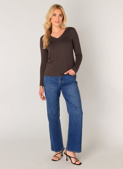 BASE LEVEL Yare Jersey Shirt - Brown - maat 48