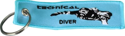 Procean sleutelhanger technical diver blauw