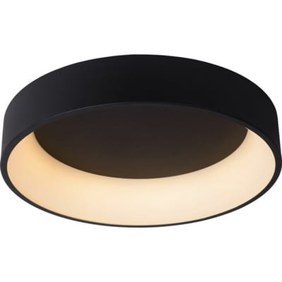 Lucide TALOWE LED - Plafonnière (Plafondlamp) - Ø 60 cm - LED Dimbaar - 1x42W 3000K - Zwart