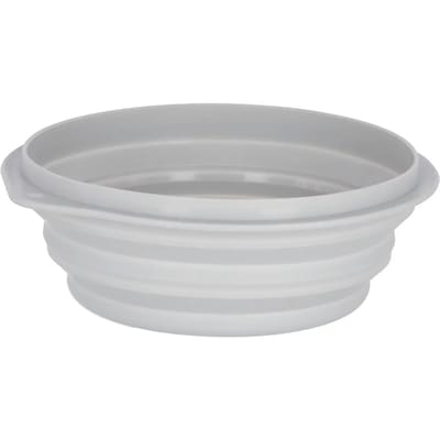 Kerbl Pet Siliconen Reiskom (opvouwbaar) 2000ml, grijs