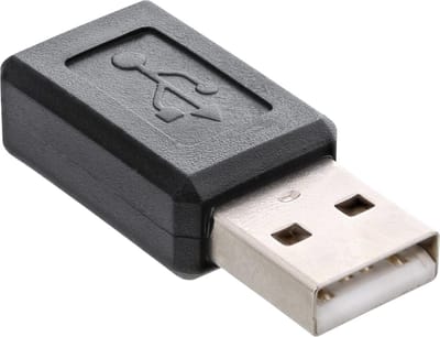 USB Micro B (v) - USB-A (m) adapter - USB2.0 / zwart