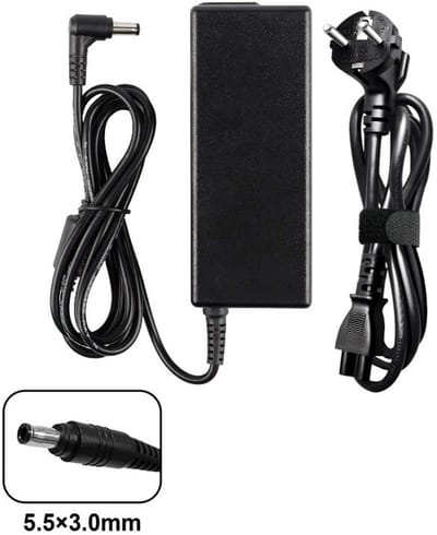 Laptoplader - Voedingsadapter - Adapter - Geschikt voor: Samsung – 19V 3.16A - Oplader - 5.5 x 3.0 mm Plug
