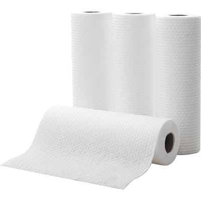 50 pièces Lingettes Nettoyantes Jetables Enlèvent les Taches Tenaces Serviettes en Papier pour la Vaisselle pour Usage en Cuisine gray