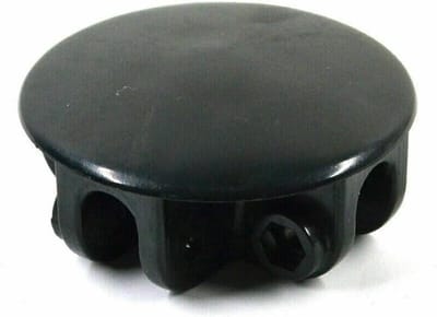 Tent Connector - Dak Middenbeugel - Reparatie Onderdeel - Duurzaam Polycarbonaat - 7x3 cm - Zwart