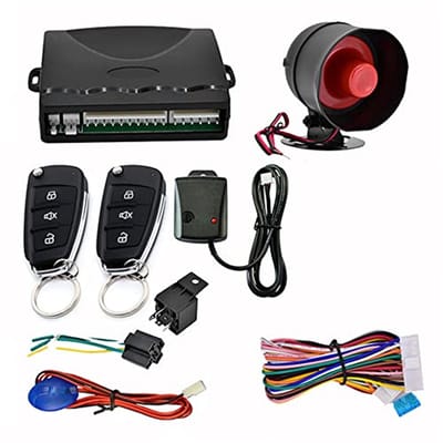 Universeel Auto Alarm Beveiligingssysteem met 110dB Geluidsalarm en Keyless Entry
