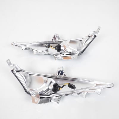 knipperlicht voor Yamaha T-Max 500 scooter (modeljaar 2008 t/m 2011), verchroomd en getint, nieuw