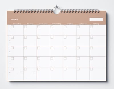 Huurdies Planner - 18 maanden - Tijdloos - A4+