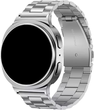 Innerlight® Metal - Zilver - Smartwatchbandje geschikt voor Samsung Galaxy Watch 8 - Metalen Smartwatchbandje - Smartwatchband geschikt voor Samsung Galaxy Watch 8 44mm / Samsung Galaxy Watch 8 46mm / Classic